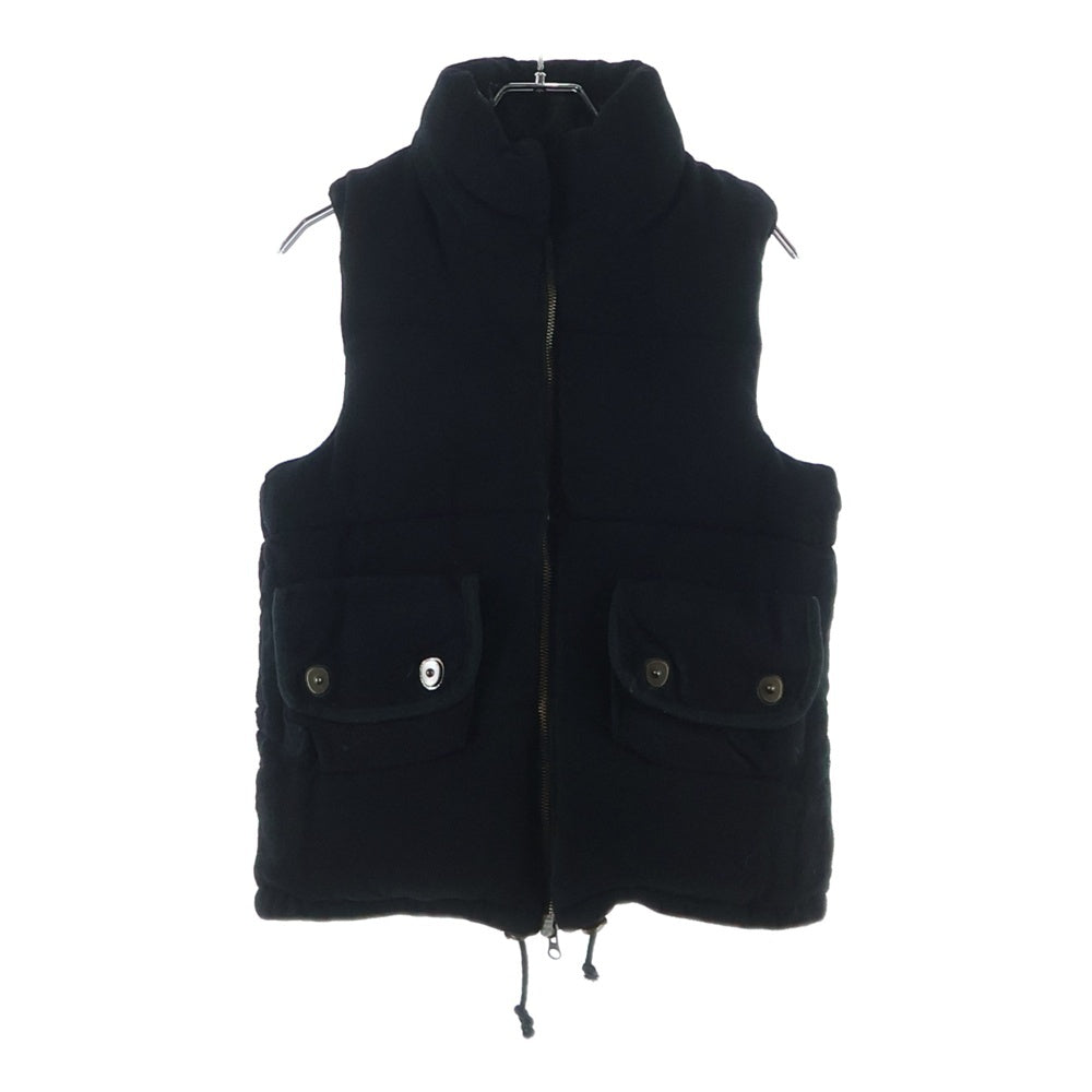 L.G.B.(ルグランブルー) リバーシブル レザーダウンベスト ブラック