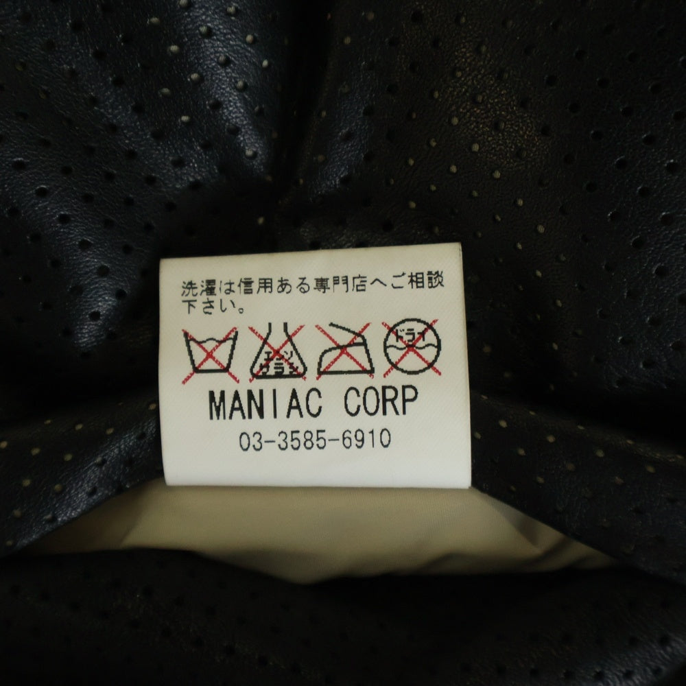 L.G.B.(ルグランブルー) リバーシブル レザーダウンベスト ブラック