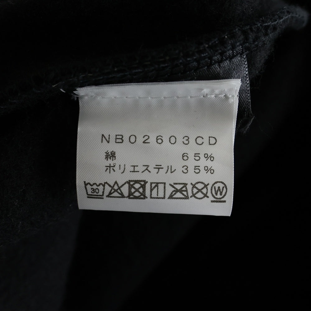 THE NORTH FACE(ザノースフェイス) ×CDG シーディージー ロゴデザイン ドローストリング スウェットパンツ ブラック NB02603CD