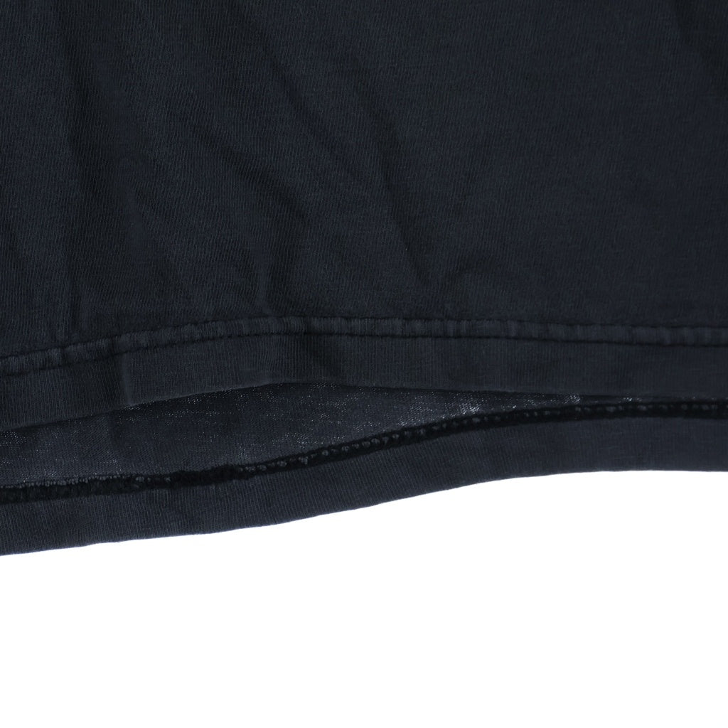 HARLEY DAVIDSON(ハーレーダビッドソン) VINTAGE 00S FLAME LOGO ヴィンテージ フレームロゴデザイン クルーネック カットソー 半袖Tシャツ ブラック