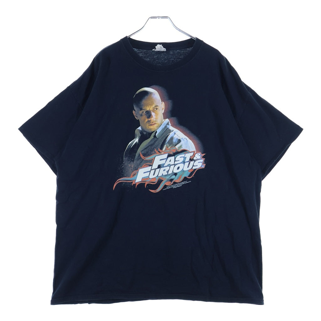 VINTAGE(ヴィンテージ) VINTAGE 00S FAST AND FURIOUS ヴィンテージ ファスト アンド フューリアス クルーネック カットソー 半袖Tシャツ ブラック