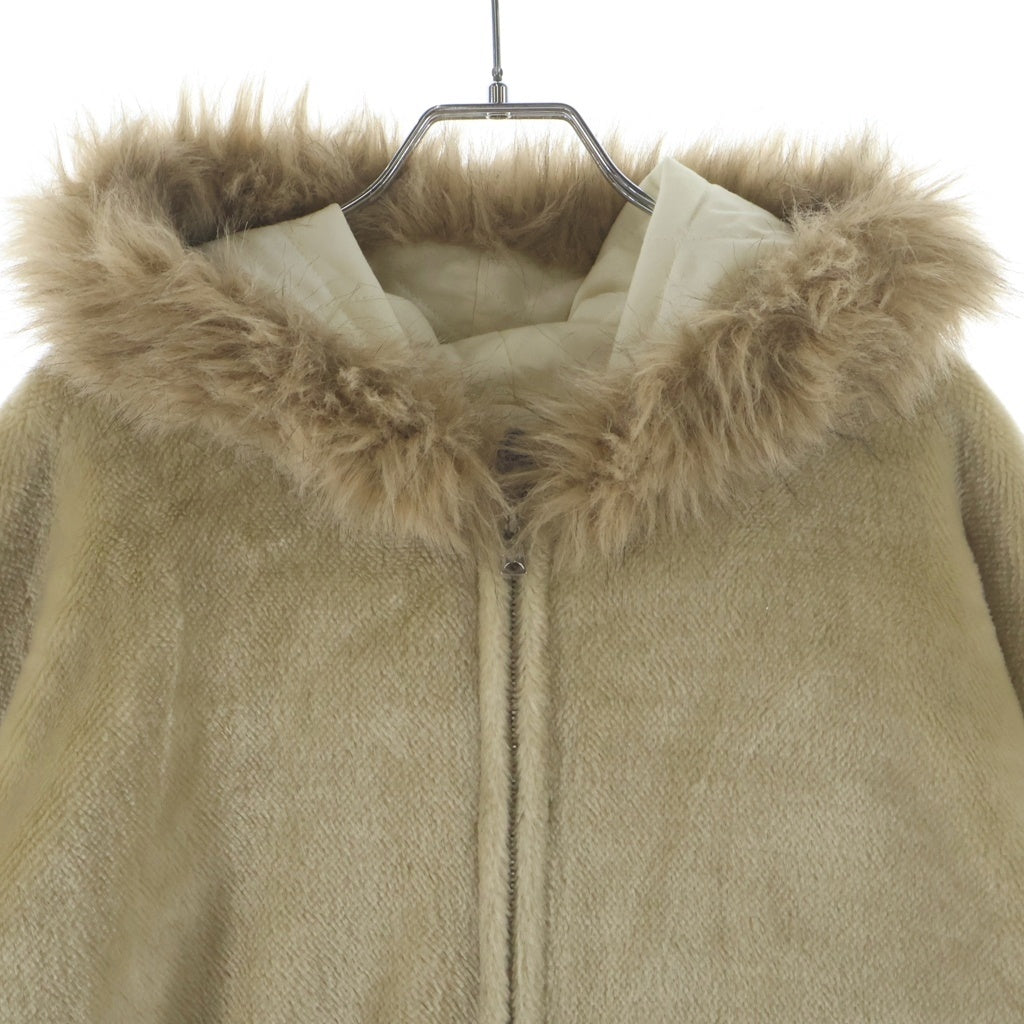 A BATHING APE(アベイシングエイプ) Eskimo Jacket エスキーモジャケット フリース ベージュ