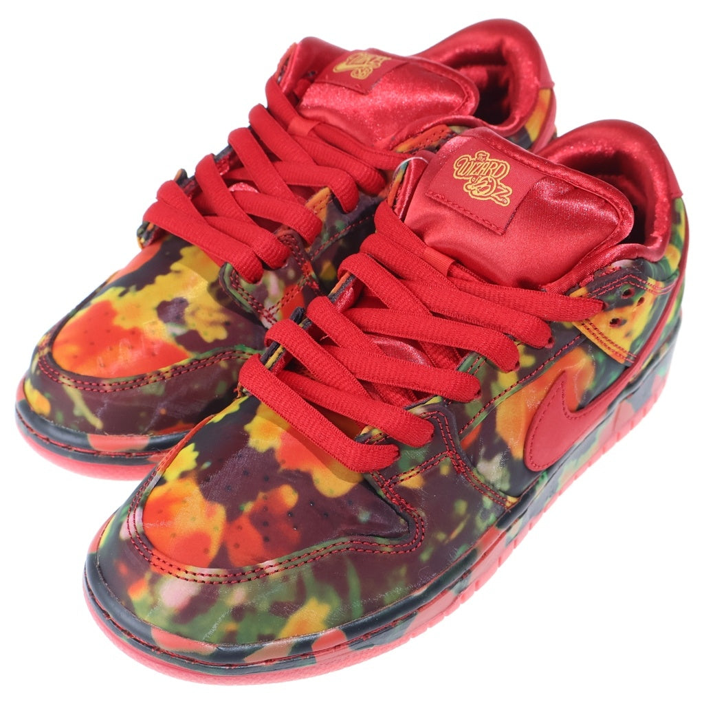 NIKE(ナイキ) ×The Wizard of Oz SB Dunk Low FZ1291-600 ×オズの魔法使い SB ダンク ローカットスニーカー レッド US7/25.0cm