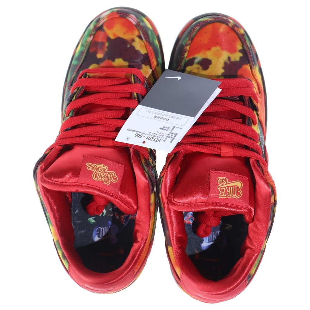 NIKE(ナイキ) ×The Wizard of Oz SB Dunk Low FZ1291-600 ×オズの魔法使い SB ダンク ローカットスニーカー レッド US7/25.0cm