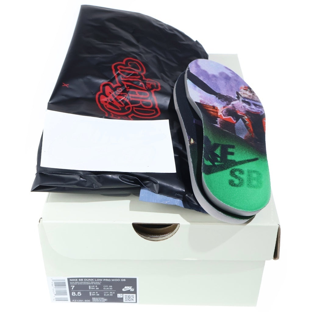 NIKE(ナイキ) ×The Wizard of Oz SB Dunk Low FZ1291-600 ×オズの魔法使い SB ダンク ローカットスニーカー レッド US7/25.0cm