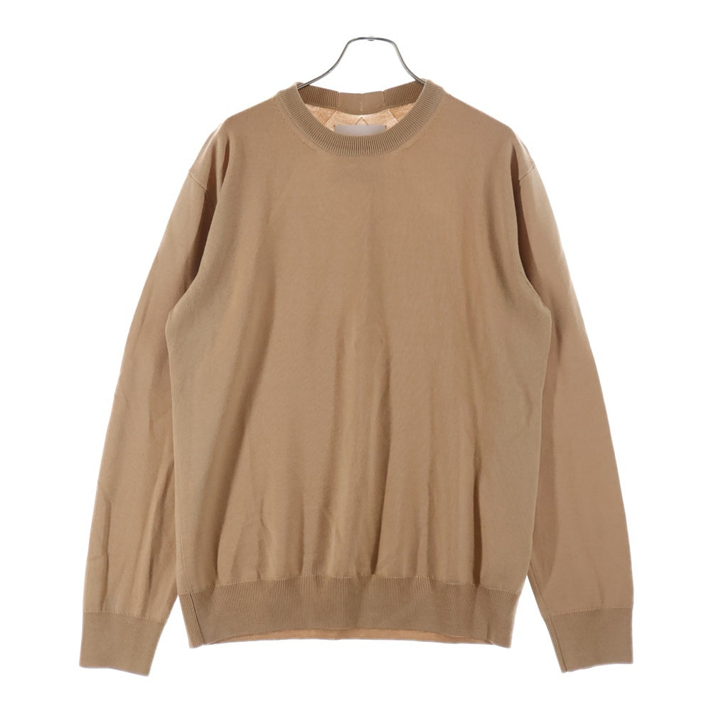 JIL SANDER(ジルサンダー) Crew Neck Knit Sweater クルーネックニットセーター ベージュ J14532
