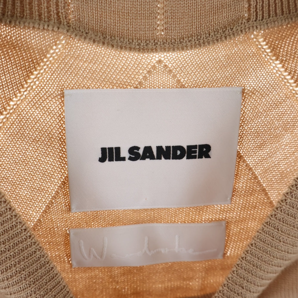 JIL SANDER(ジルサンダー) Crew Neck Knit Sweater クルーネックニットセーター ベージュ J14532