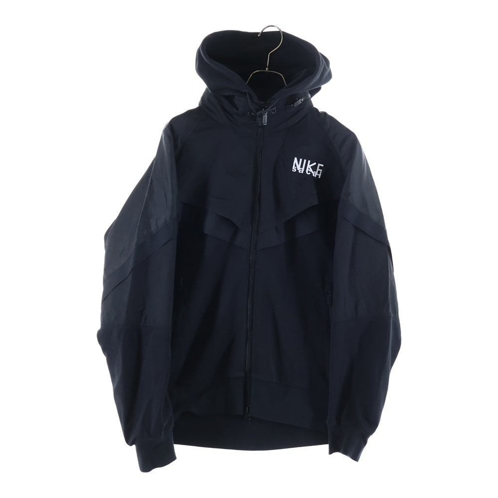 Sacai(サカイ) ×NIKE Full-Zip Hoodie Outerwear ナイキ フルジップパーカー アウター ブラック S#DQ9030