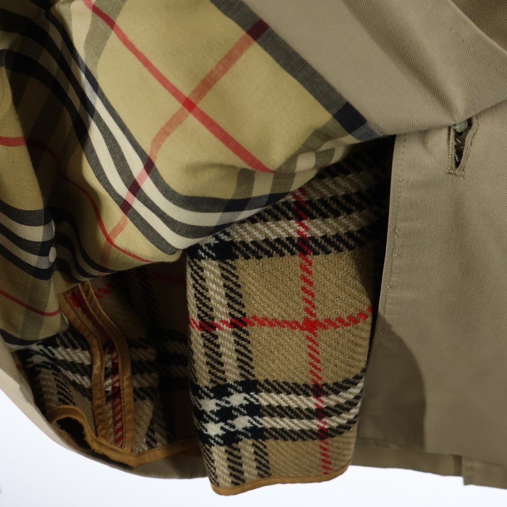 BURBERRY(バーバリー) 80S VINTAGE ヴィンテージ ノバチェックライナー付き トレンチコート ブラウン