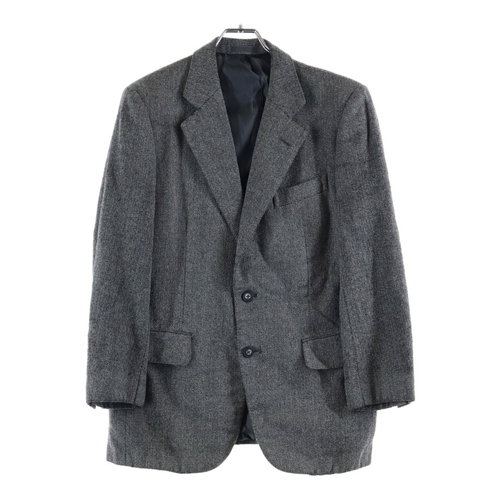 BURBERRY(バーバリー) レギュラーカラーテーラードジャケット マルチポケット ジップアップ スラックスパンツ セットアップ グレー