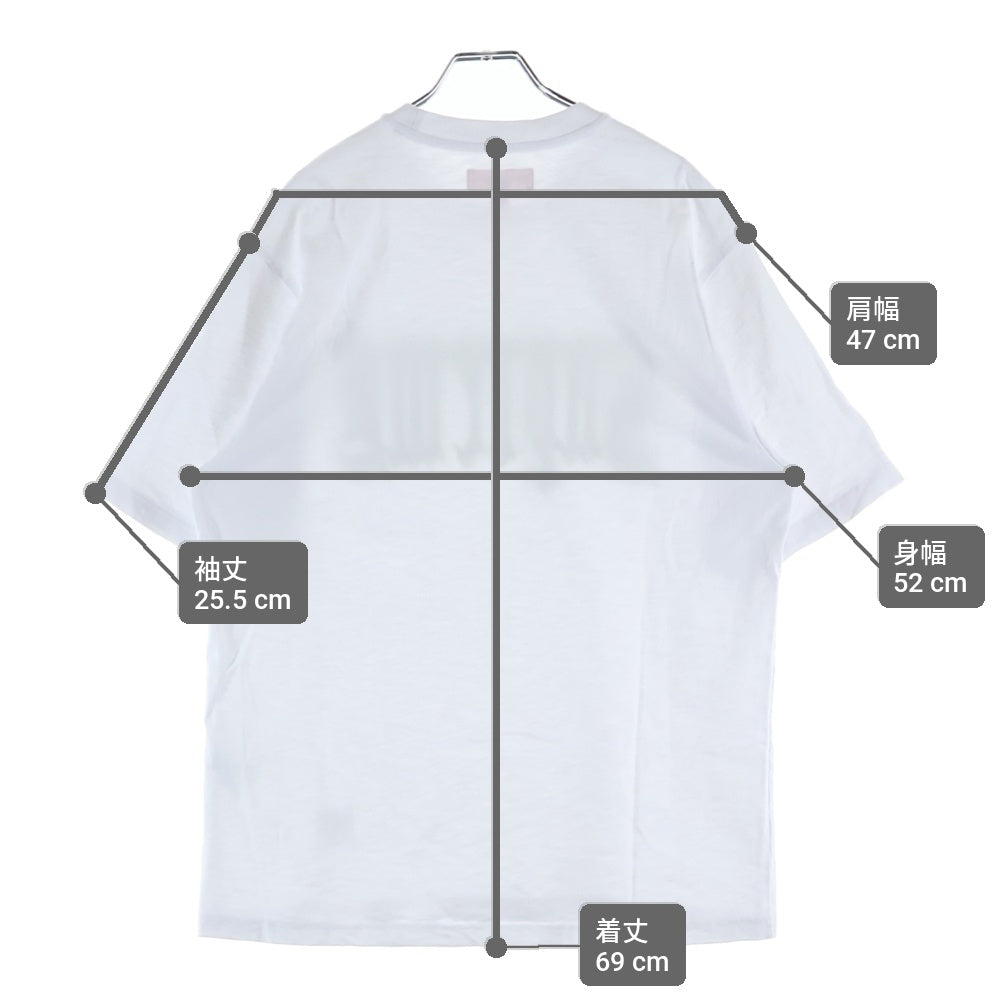 SUPREME(シュプリーム) 24SS Old English S/S Top オールドイングリッシュ フロントロゴ刺繍Tシャツ 半袖クルーネックカットソー ホワイト