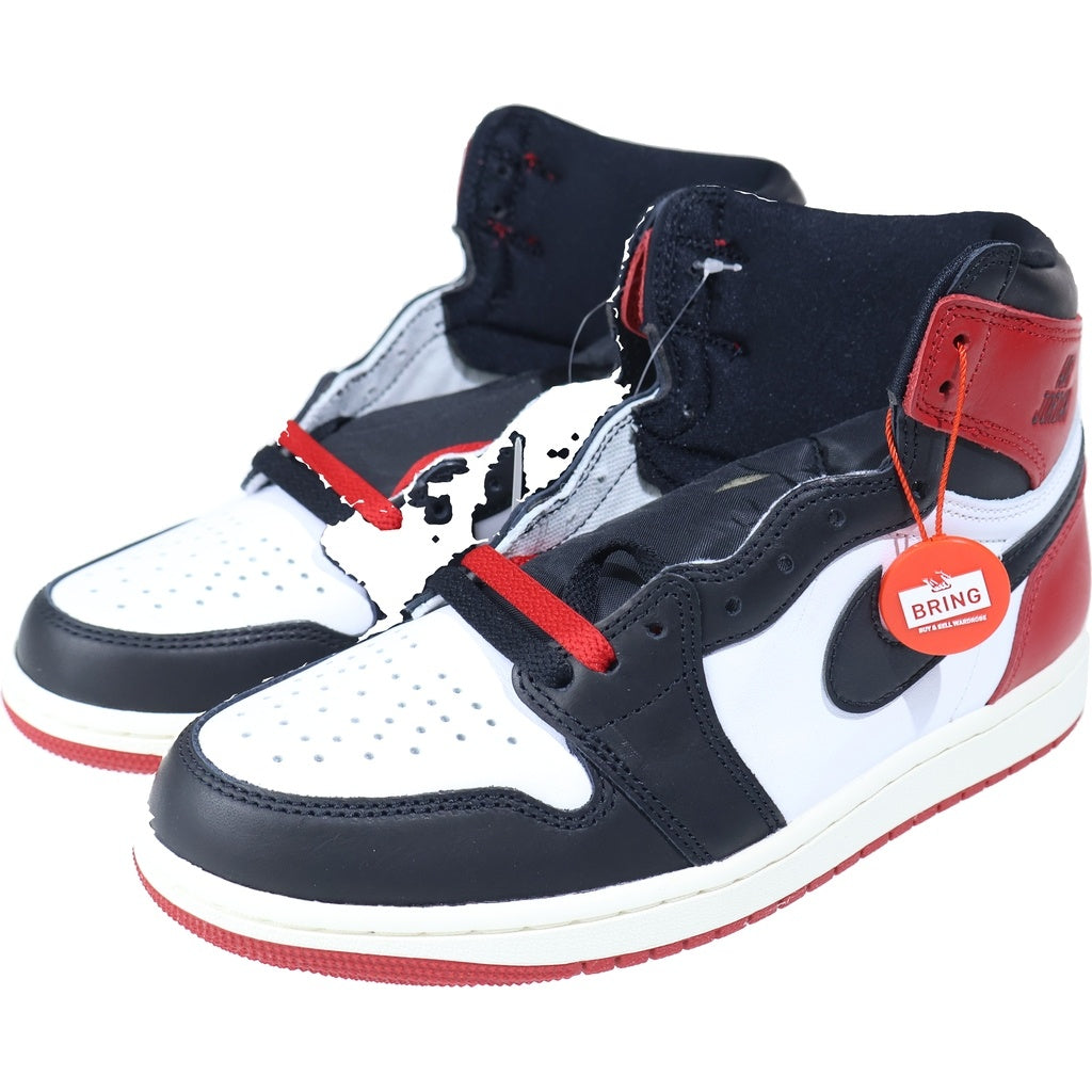 NIKE(ナイキ) AIR JORDAN 1 RETRO HIGH OG BLACK TOE REIMAGINED DZ5485-106 エアジョーダン1 レトロ OG ブラックトゥリイマジンド ハイカットスニーカー レッド US6.5/24.5cm レディース