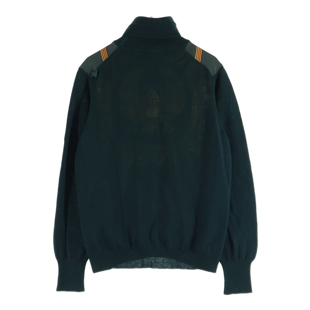 HERMES(エルメス) High-Neck Ribbed Knit Sweater ハイネックリブニットセーター トップス グリーン