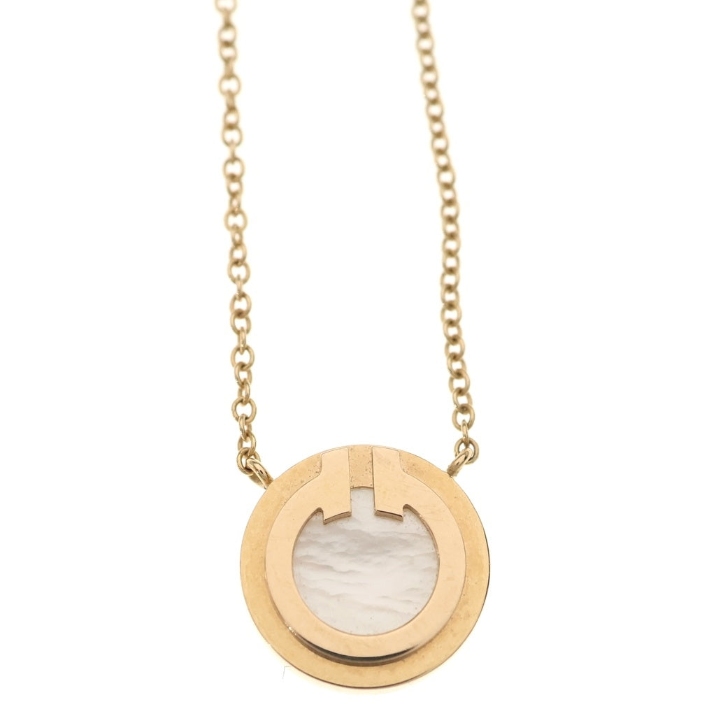 TIFFANY & Co.(ティファニー) Shell Necklace With Circle シェルネックレス トゥサークル ペンダント K18 ゴールド