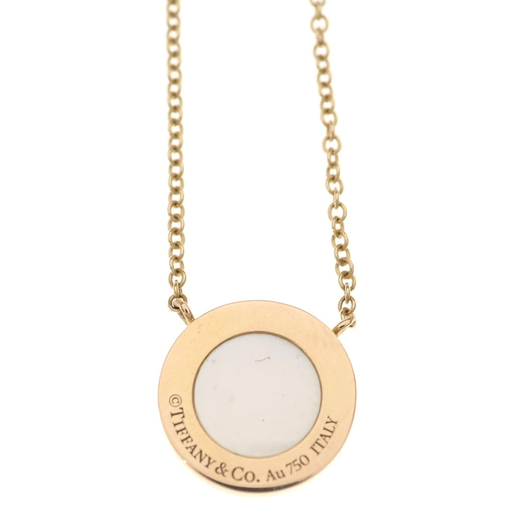 TIFFANY & Co.(ティファニー) Shell Necklace With Circle シェルネックレス トゥサークル ペンダント K18 ゴールド