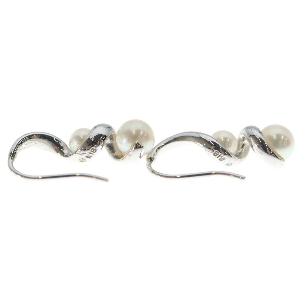 MIKIMOTO(ミキモト) Pearl Earrings Silver パールピアス シルバー イヤリング レディース