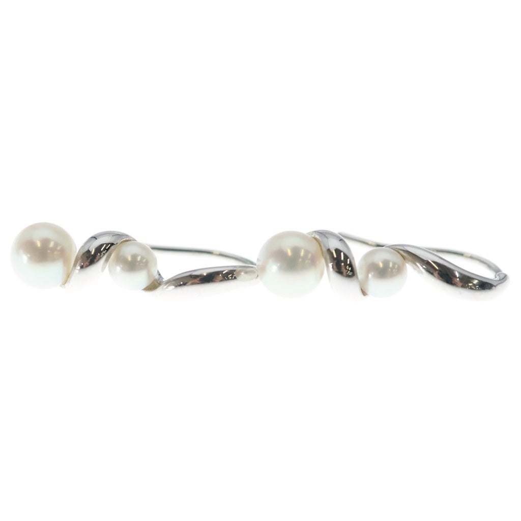 MIKIMOTO(ミキモト) Pearl Earrings Silver パールピアス シルバー イヤリング レディース