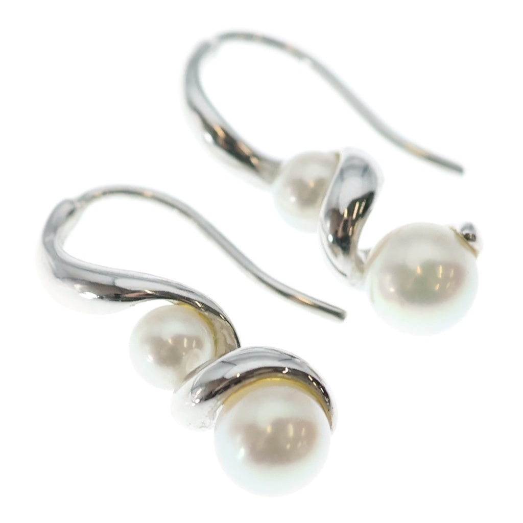 MIKIMOTO(ミキモト) Pearl Earrings Silver パールピアス シルバー イヤリング レディース