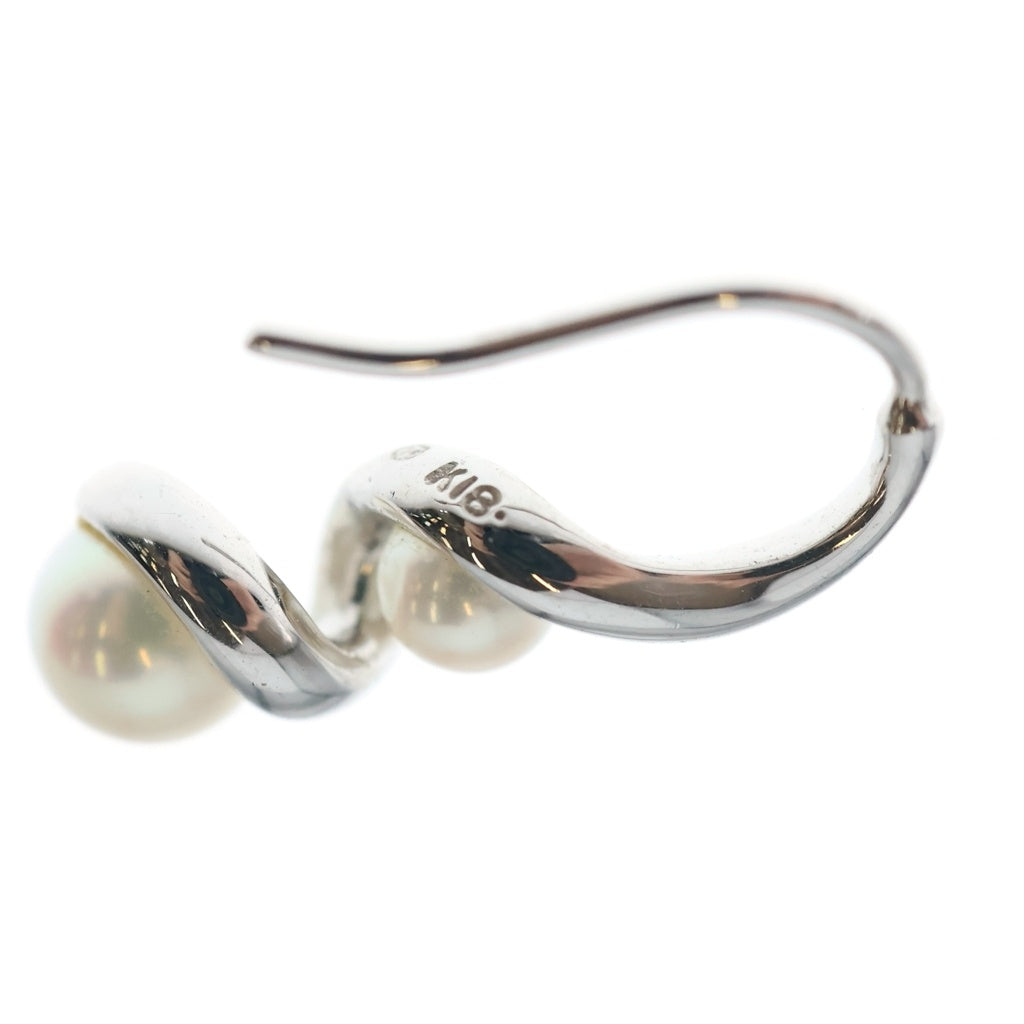 MIKIMOTO(ミキモト) Pearl Earrings Silver パールピアス シルバー イヤリング レディース