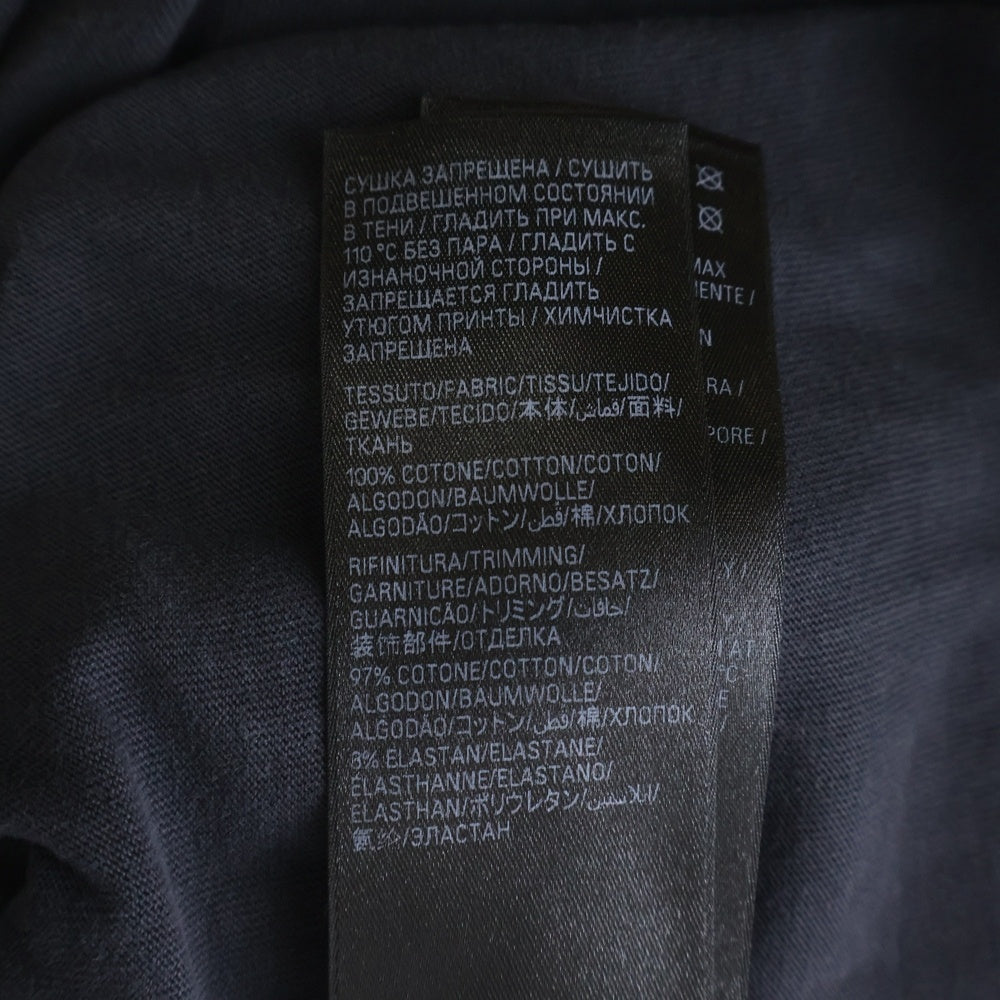 BALENCIAGA(バレンシアガ) 23AW OFFSHORE オフショア ヴィンテージ加工 クルーネック カットソー 半袖Tシャツ ブラック 739028 TPVM8