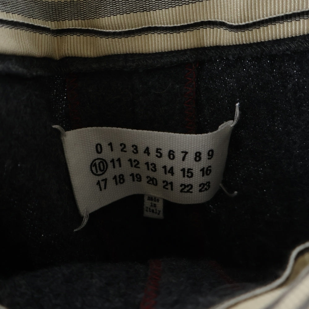 Maison Margiela(メゾンマルジェラ) 21AW PLEATED STRAIGHT LEG WOOL TROUSERS プリーツストレートレッグトラウザーパンツ S50KA0572 グレー S50KA0572