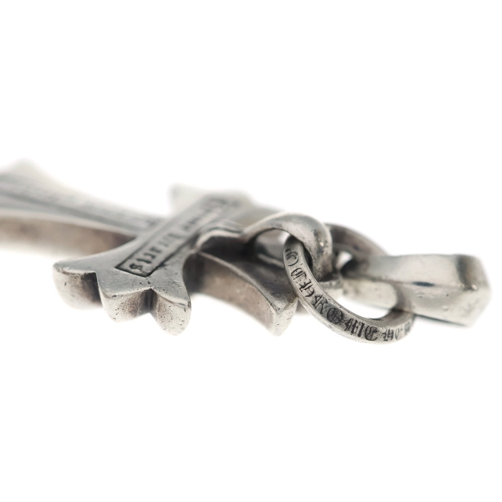 CHROME HEARTS(クロムハーツ) CH CRS SML W/BALE Wベイル スモールCHクロス ペンダントトップ シルバー BCA218