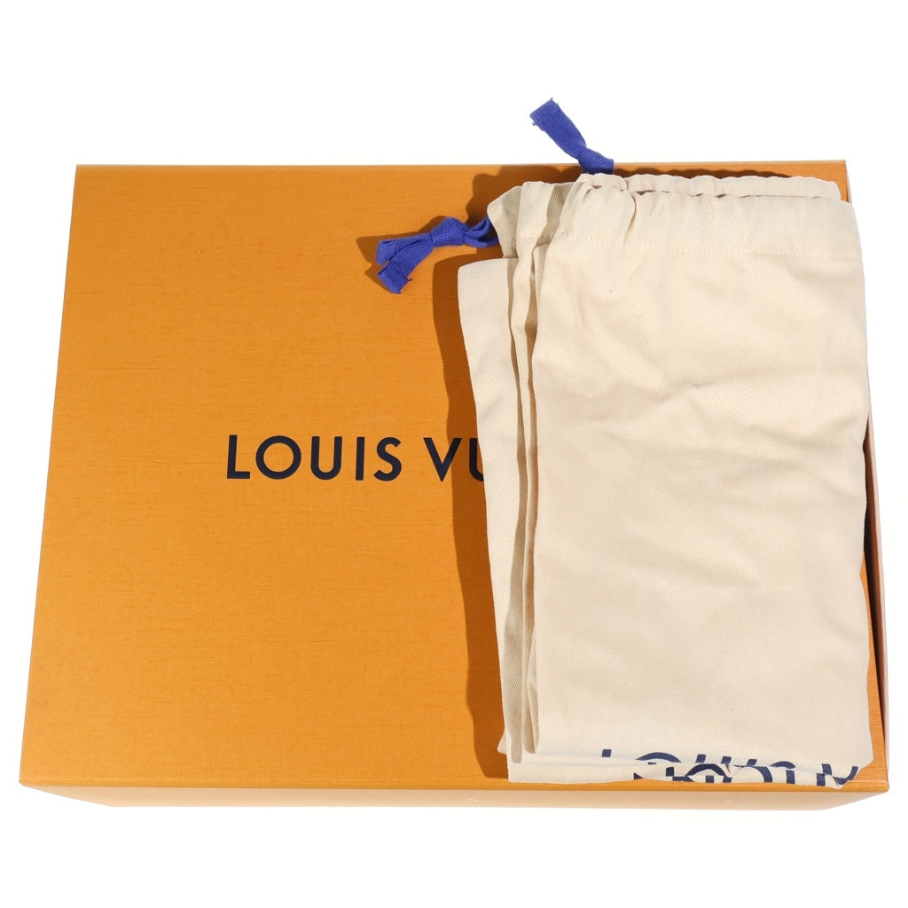 LOUIS VUITTON(ルイヴィトン) LVトレイナー ライン モノグラム デニム レースアップ ローカットシューズ スニーカー インディゴ/ホワイト