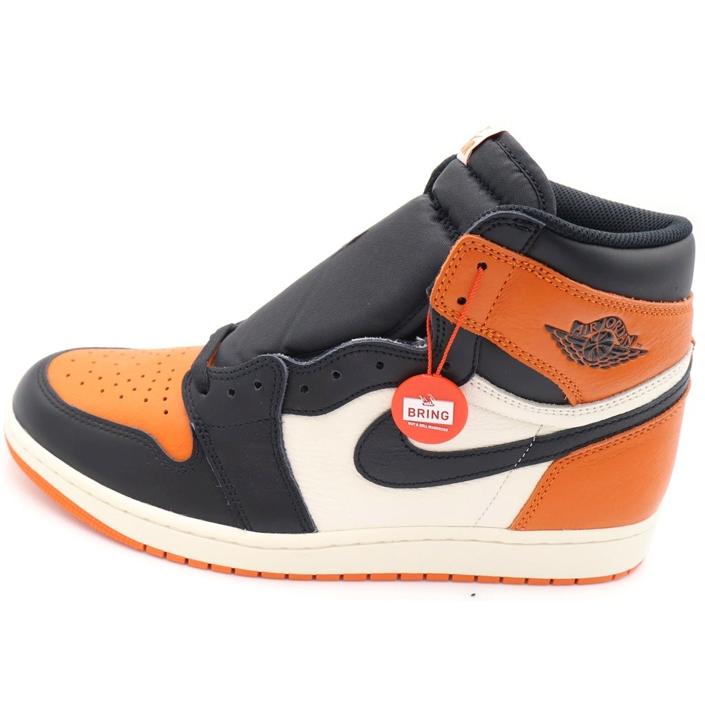 NIKE(ナイキ) AIR JORDAN 1 RETRO HIGH OG エアジョーダン 1 レトロ ハイ オリジナル ハイカットスニーカー オレンジ/ブラック US12.5/30.5cm DZ5485-008