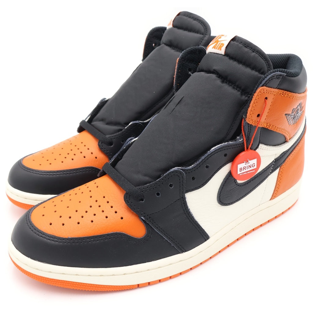 NIKE(ナイキ) AIR JORDAN 1 RETRO HIGH OG エアジョーダン 1 レトロ ハイ オリジナル ハイカットスニーカー オレンジ/ブラック US12.5/30.5cm DZ5485-008
