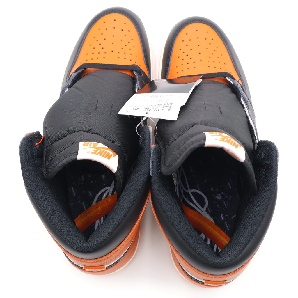 NIKE(ナイキ) AIR JORDAN 1 RETRO HIGH OG エアジョーダン 1 レトロ ハイ オリジナル ハイカットスニーカー オレンジ/ブラック US12.5/30.5cm DZ5485-008