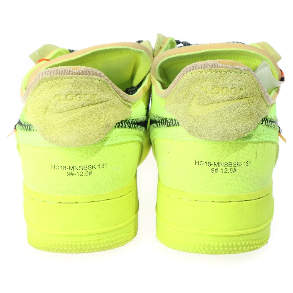 NIKE(ナイキ) ×OFF-WHITE THE 10 : AIR FORCE 1 LOW ×オフホワイト エアフォース1 ロー ボルト ローカットスニーカー イエロー AO4606-700 US12/30.0cm