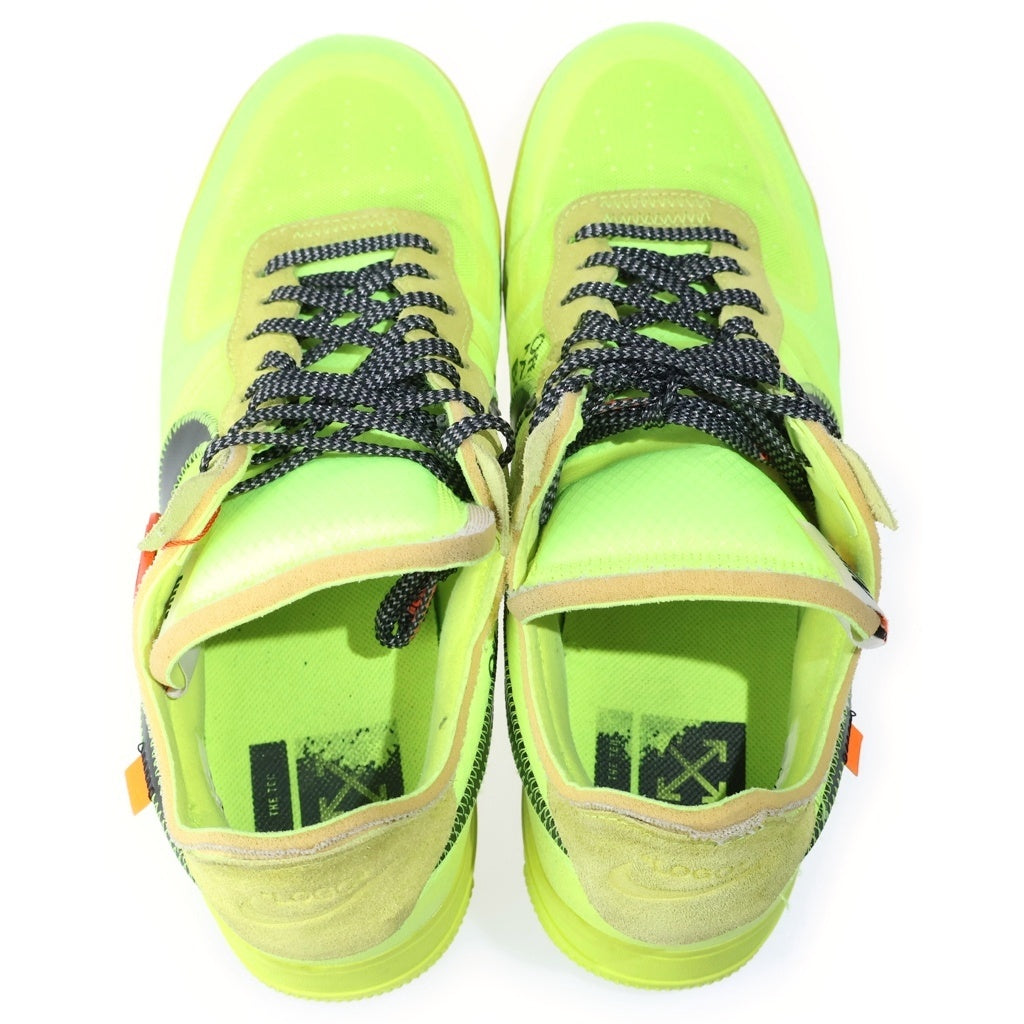 NIKE(ナイキ) ×OFF-WHITE THE 10 : AIR FORCE 1 LOW ×オフホワイト エアフォース1 ロー ボルト ローカットスニーカー イエロー AO4606-700 US12/30.0cm