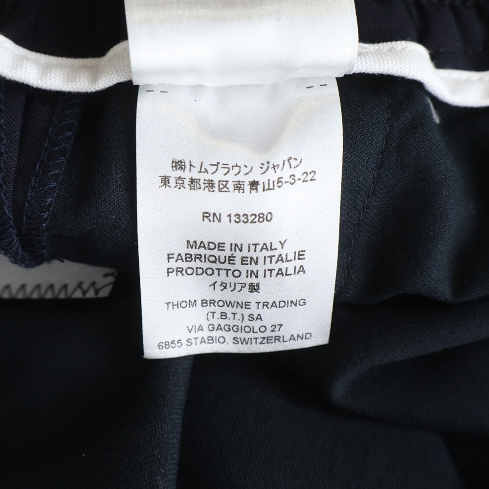 THOM BROWNE(トムブラウン) 4-BAR トラックトラウザー パンツ ネイビー MTT030A-06146-415