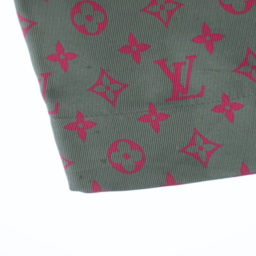 LOUIS VUITTON ルイヴィトン 25AW モノグラム シルクパンツ グレー RM252MM UPP HTP25W LOUIS VUITTON(ルイヴィトン) 25AW モノグラム シルクパンツ グレー