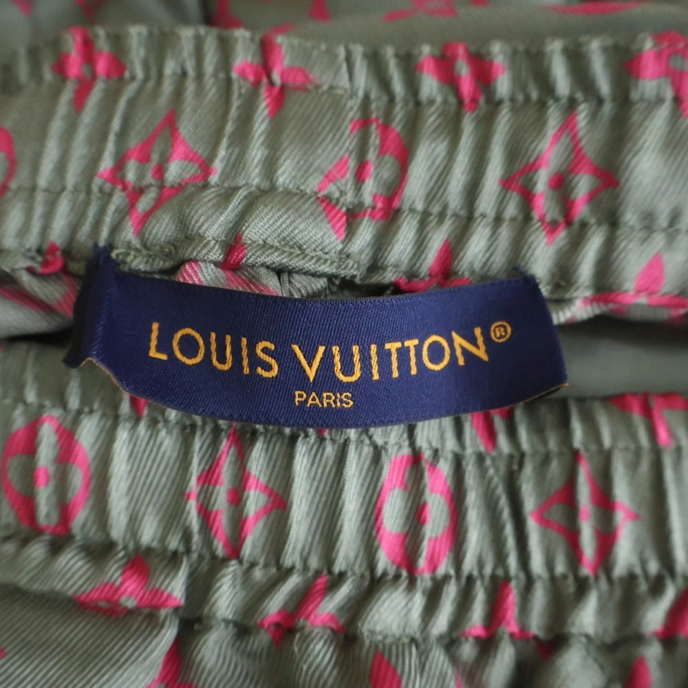 LOUIS VUITTON(ルイヴィトン) 25AW モノグラム シルクパンツ グレー