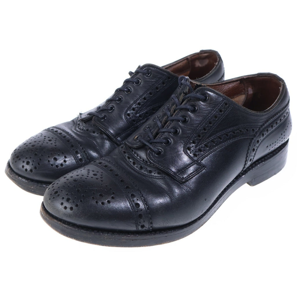 foot the coacher(フットザコーチャー) ストレートチップ ドレスシューズ ローファー ブラック