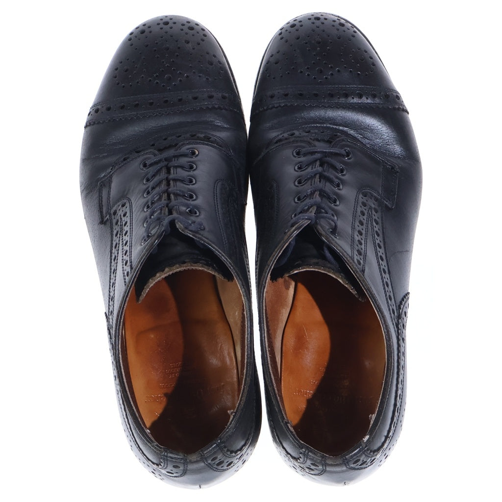 foot the coacher(フットザコーチャー) ストレートチップ ドレスシューズ ローファー ブラック