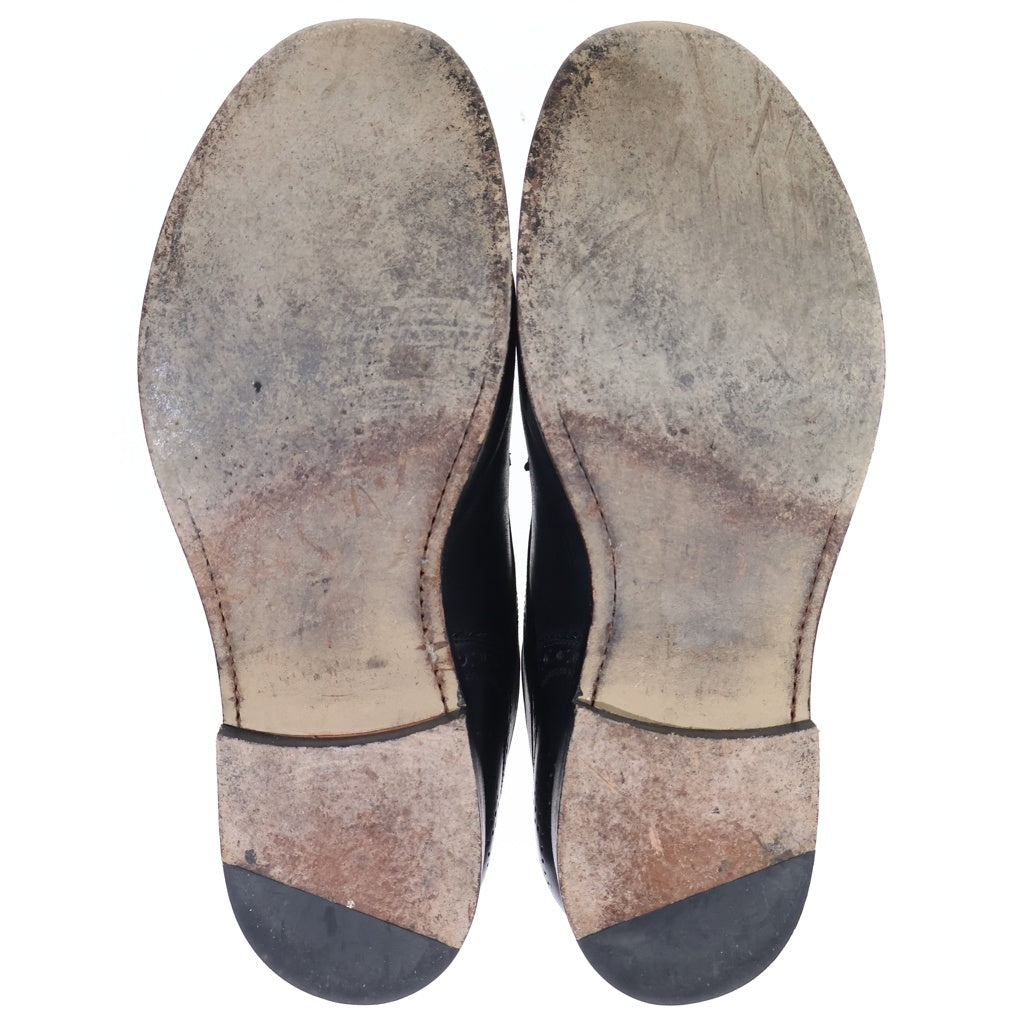 foot the coacher(フットザコーチャー) ストレートチップ ドレスシューズ ローファー ブラック