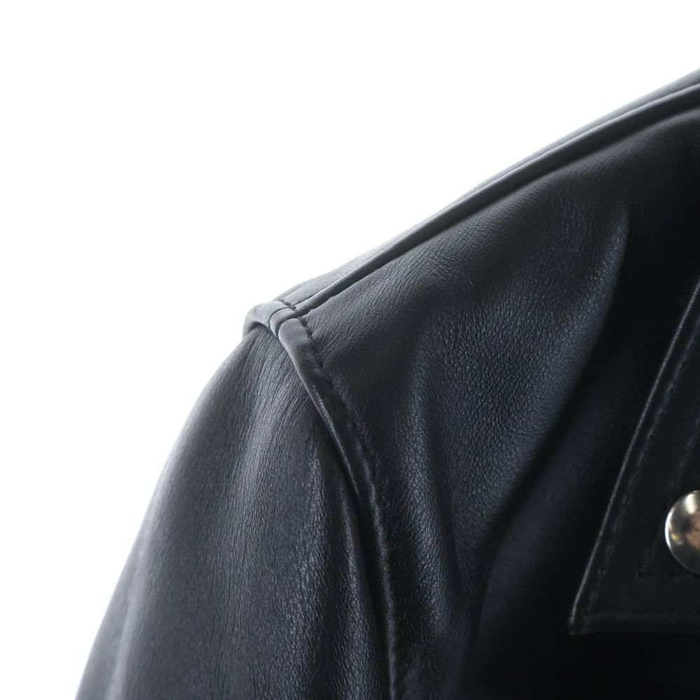 Lewis Leathers(ルイスレザー) LIGHTNING ライトニング カウハイド タイトフィット ダブルライダースジャケット ブラック