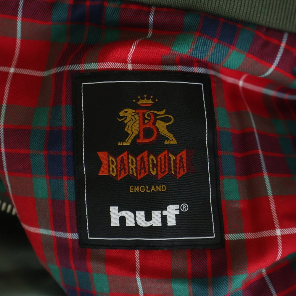 HUF(ハフ) ×BARACUTA Cotton G9 Box Jacket バクラー ボックスジャケット ハリントンジャケット スイングトップブルゾン カーキ