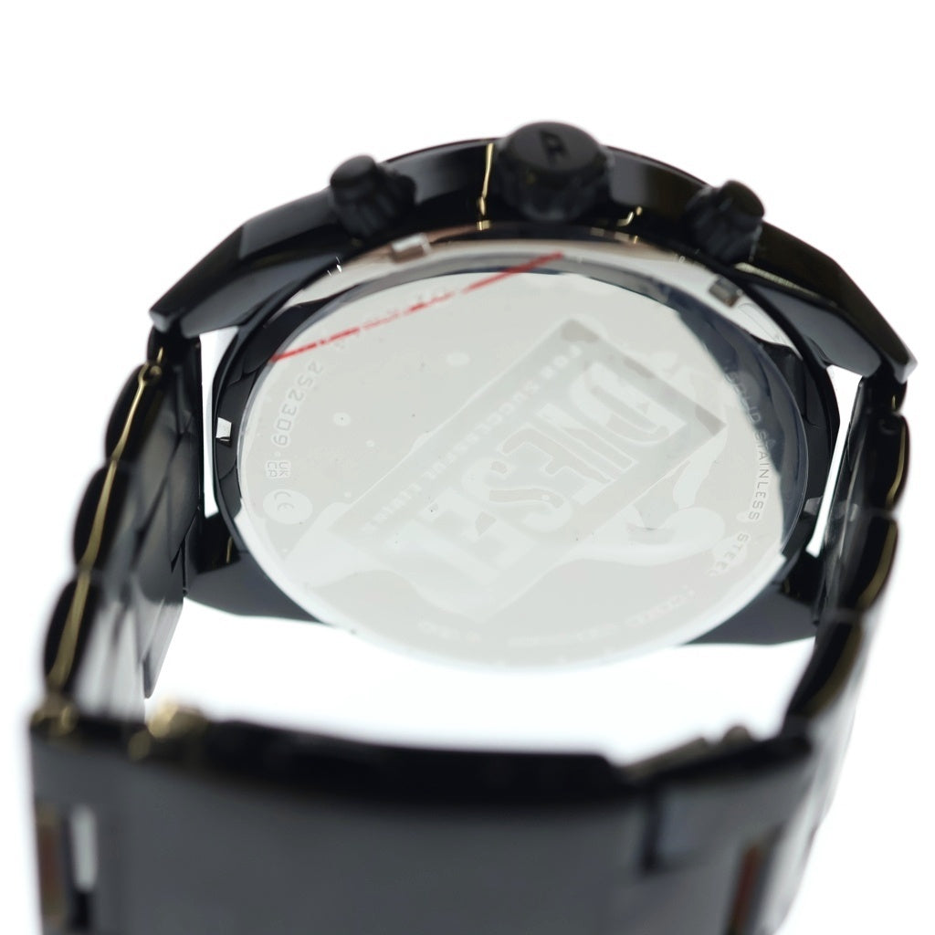 DIESEL(ディーゼル) SPIKED アナログ ウォッチ 腕時計 ブラック DZ4644