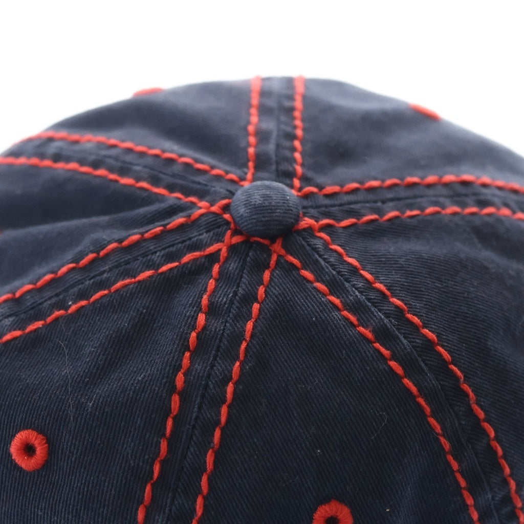 MARNI(マルニ) ×madhappy ×マッドハッピー 刺繍デザイン キャップ 帽子 ネイビー CLZC0186SOUMH004 レディース