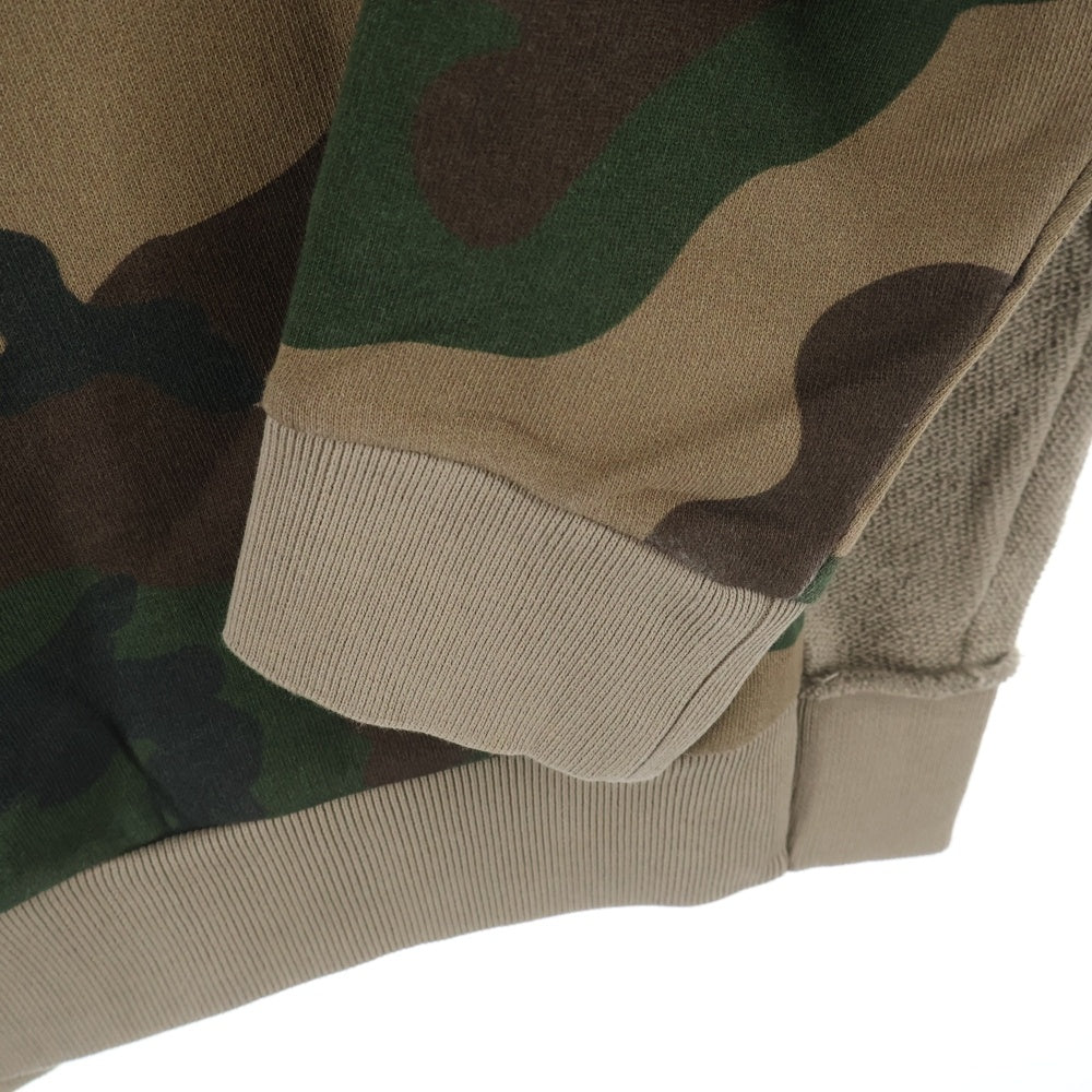 OFF-WHITE(オフホワイト) Camouflage Pattern Patchwork Pullover