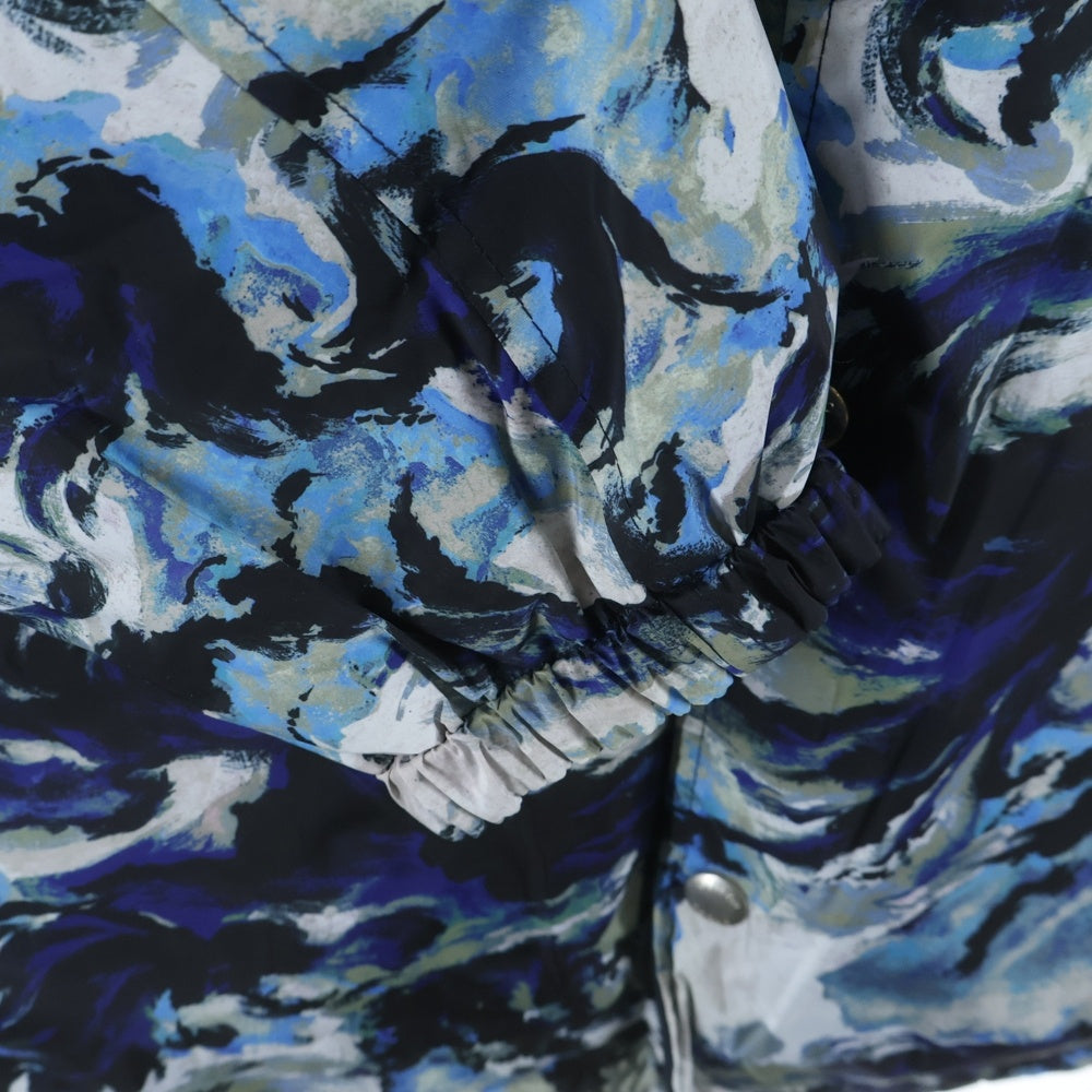 KENZO(ケンゾー) マルチ総柄ボンバージャケット アウター ブルー F9650U3641NH