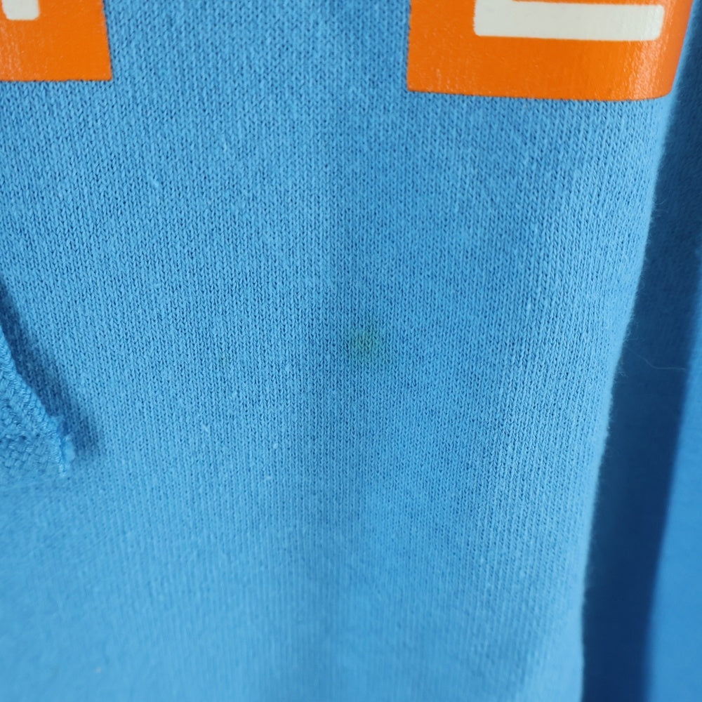 A BATHING APE(アベイシングエイプ) Layered Mudface Wide Hoodie レイヤードマッドフェイスワイドパーカー ブルー