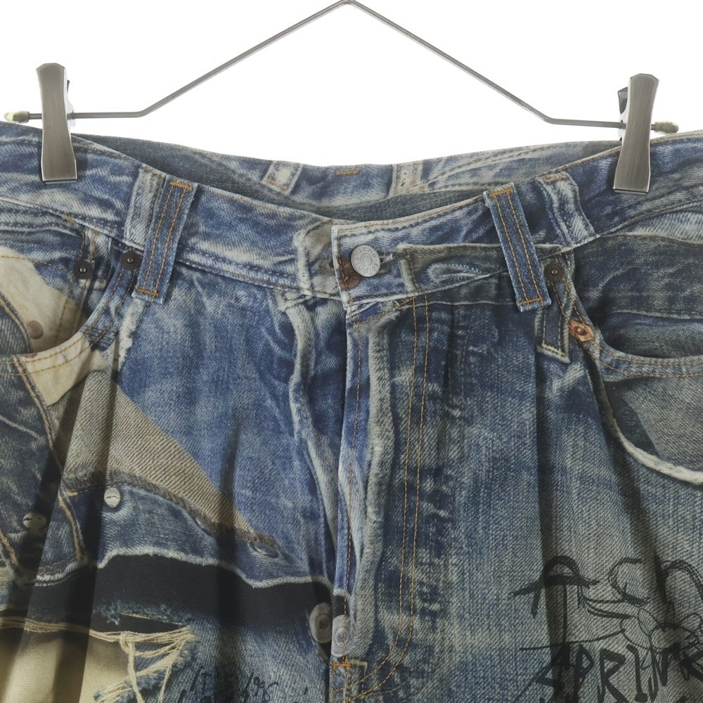 Acne Studios(アクネ ストゥディオズ) 2023 SUPER BAGGY FIT JEANS スーパーバギーフィットジーンズ インディゴ BK0679