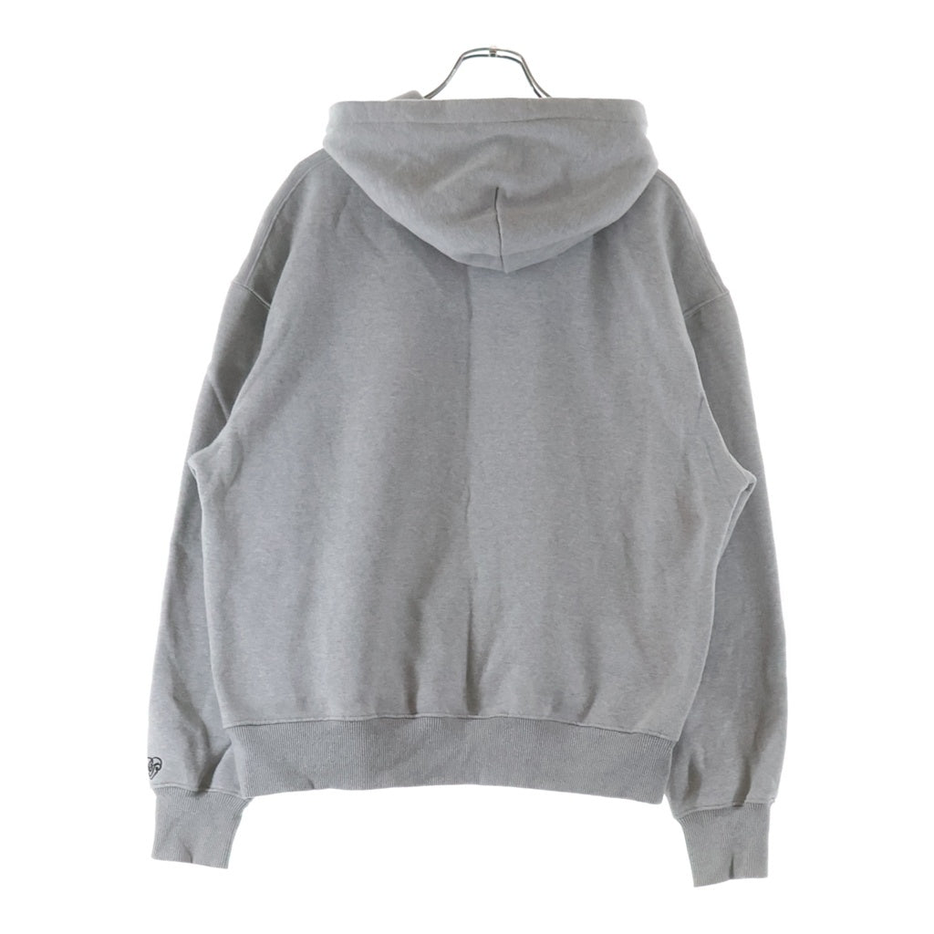 NO BRAND(ノーブランド) BLACK PINK Character Logo Print Pullover Hoodie キャラクターロゴプリント プルオーバーパーカーフーディー グレー