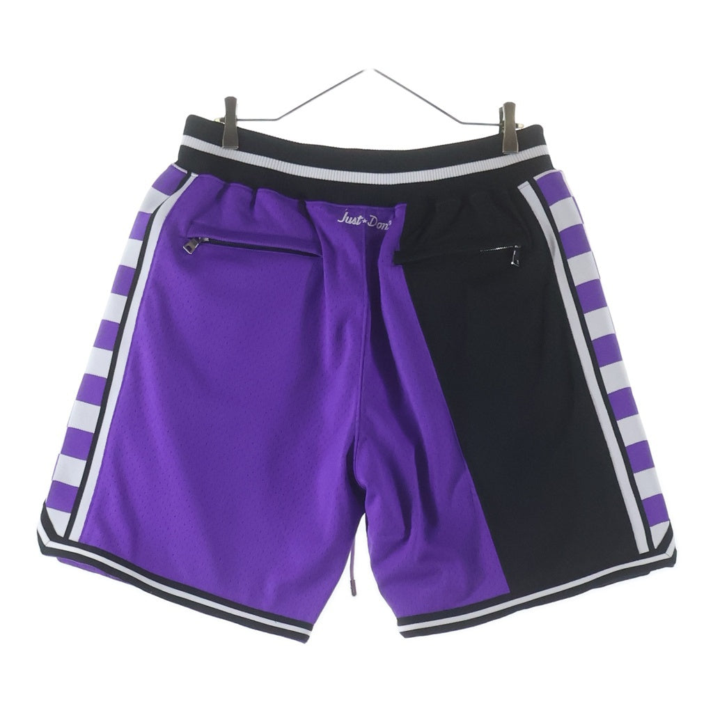 JUSTDON(ジャストドン) ROOKIE SHORTS KINGS ルーキーショーツ キングス バスケットハーフパンツ パープル