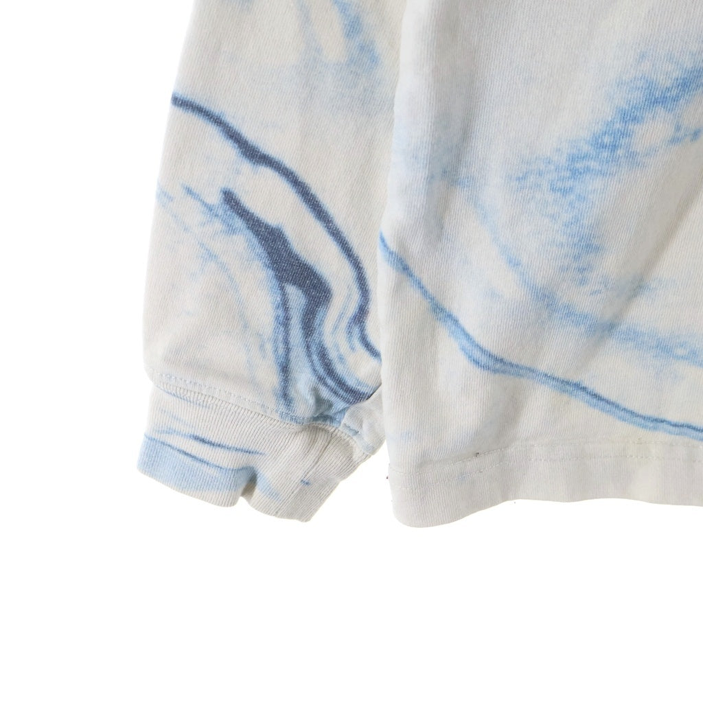 KITH(キス) 22SS DESIGN STUDIOS SPIRIT TEE デザイン スタジオ スピリット クルーネック カットソー 長袖Tシャツ ホワイト KHM030365