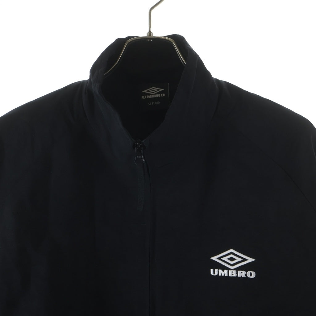 Stein(シュタイン) 25AW ×UMBRO Nylon Track Jacke アンブロ ロゴ刺繍 ナイロントラックジャケット ブラック ST．1341